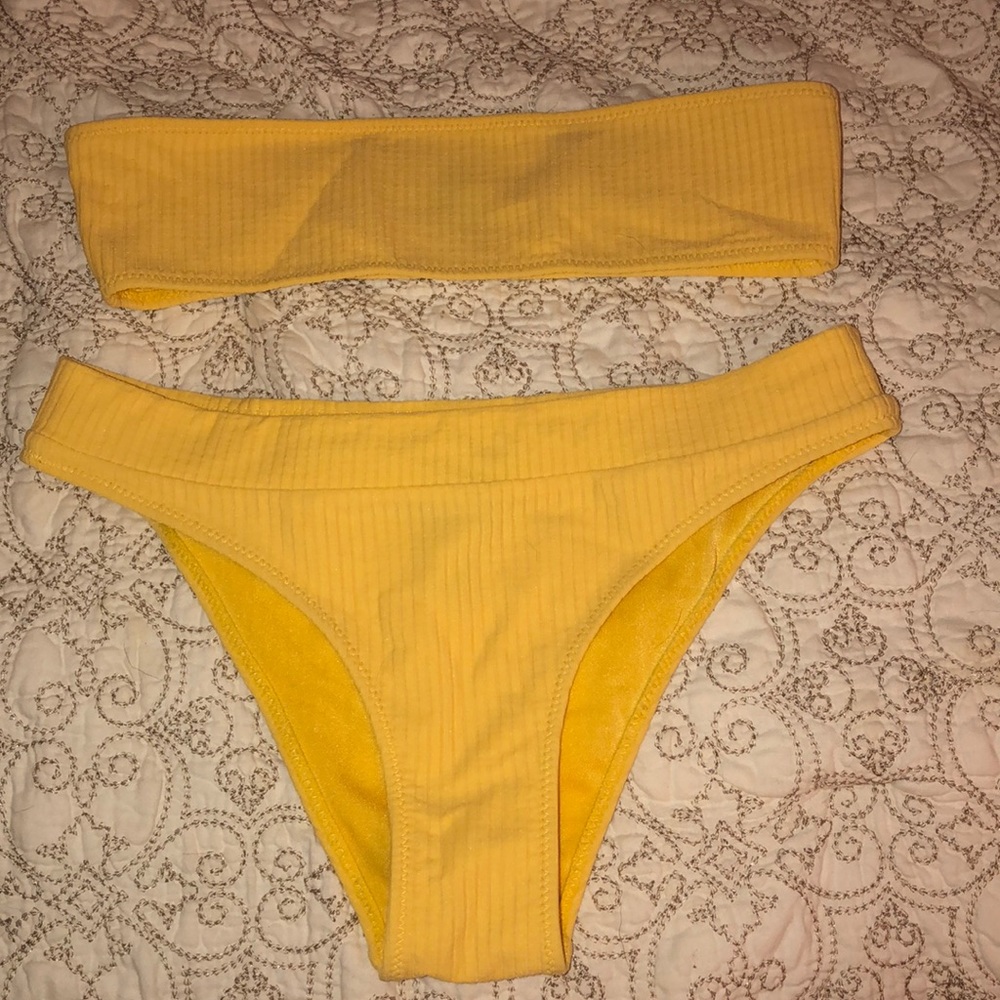 Triangl Swimwear yellow bikini